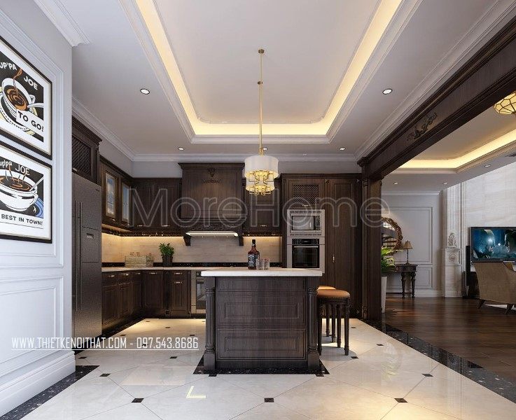 Thiết kế nội thất và thi công nội thất căn hộ chung cư duplex Mandarin Garden - Chị Lan